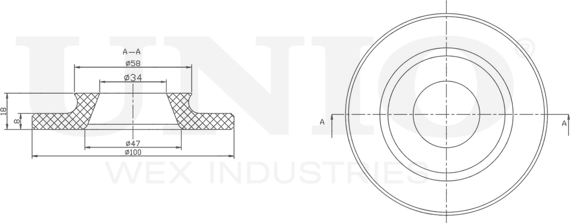 Проставка пружины подвески (Unio). Артикул RMP-16113