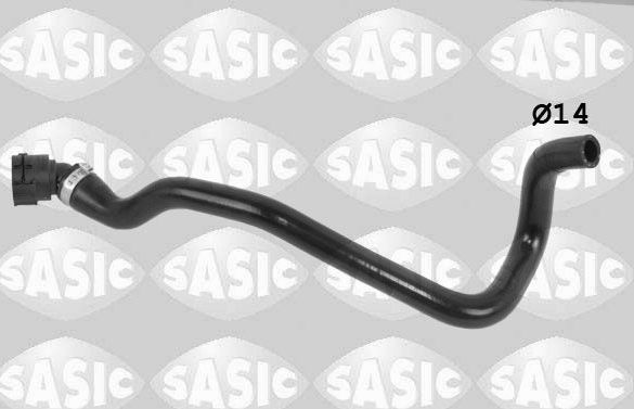 Патрубок радиатора (системы охлаждения) Sasic правый для Citroen Nemo I 2008-2015. Артикул 3400233