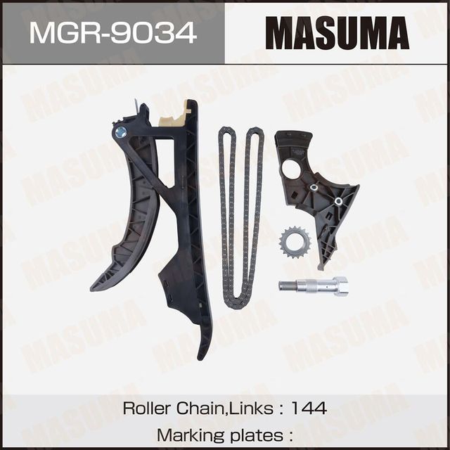 Цепь ГРМ с натяжителями, комплект (Masuma). Артикул MGR-9034