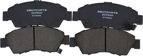 Тормозные колодки Zentparts. Артикул Z07540