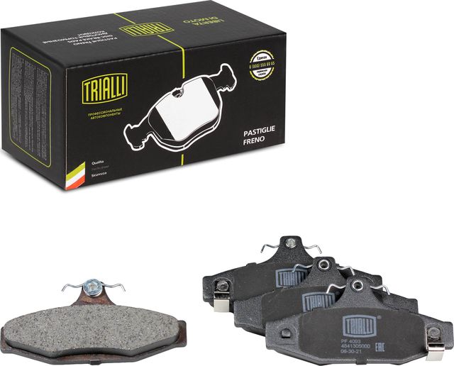 Тормозные колодки Trialli (Low-Metallic). Артикул PF 4093