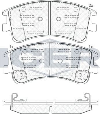 Тормозные колодки Icer. Артикул 181578