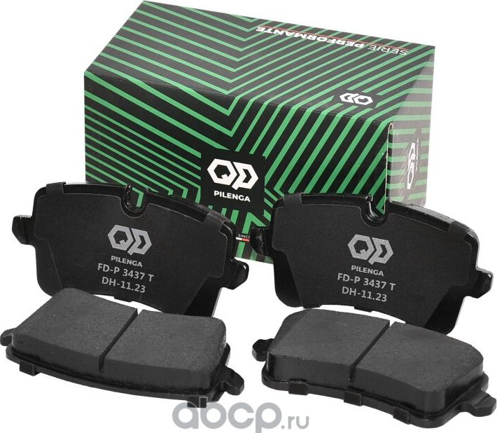 Колодки тормозные дисковые задние Performante (Pilenga). Артикул FDP3437T