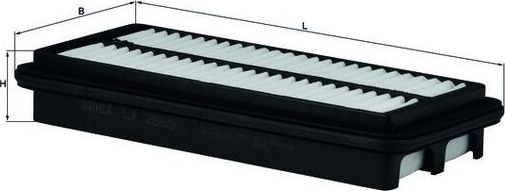 Воздушный фильтр Mahle-Knecht. Артикул LX 2865