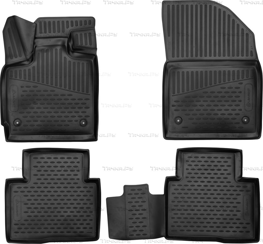 Коврики 3D Element для салона Exeed TXL 2020-2026. Артикул ELEMENT3DA0N008210k