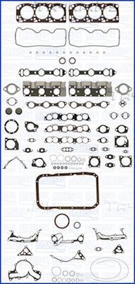 Прокладки двигателя (комплект) Ajusa FIBERMAX для Chrysler Voyager II 1991-1995. Артикул 50122500