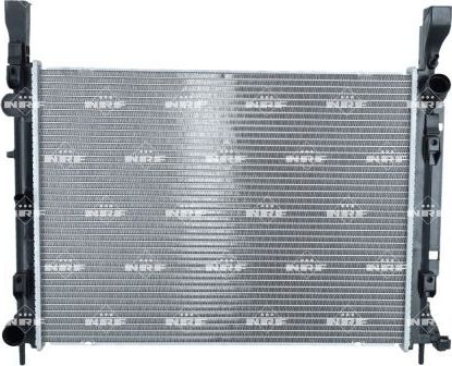 Радиатор охлаждения двигателя NRF (алюминий) для Renault Kangoo II 2008-2026. Артикул 53001