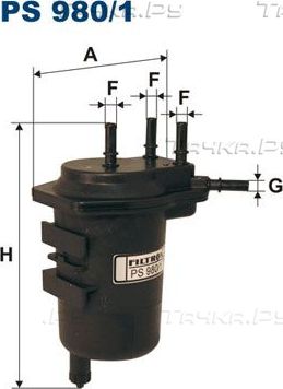 Топливный фильтр Filtron. Артикул PS 980/1