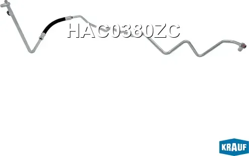 Трубка кондиционера (Krauf). Артикул HAC0380ZC