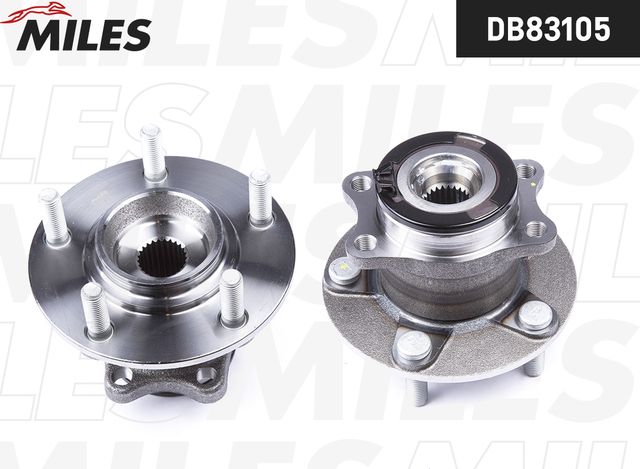 Ступица колеса с интегрированным подшипником Miles задняя правая/левая для Jeep Compass I 2006-2016. Артикул DB83105