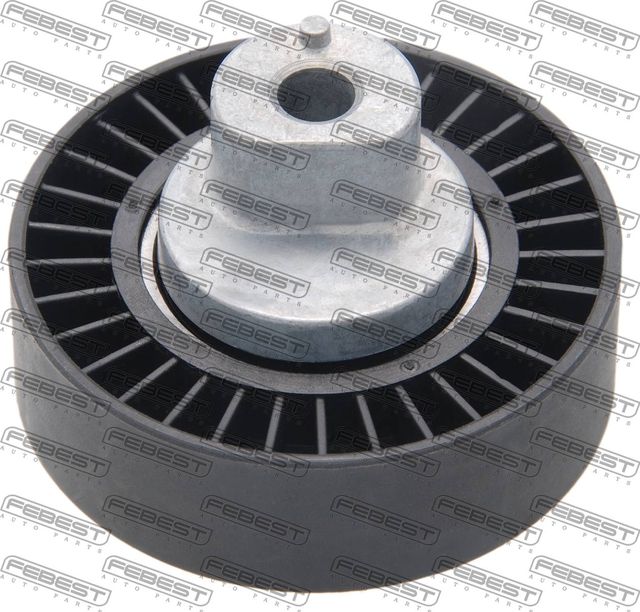 Направляющий (ведущий) ролик приводного поликлинового ремня Febest. Артикул 1988-E38