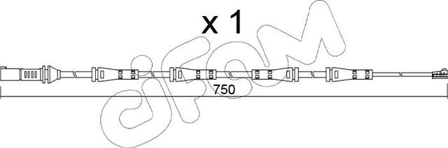 Датчик износа тормозных колодок  Metelli. Артикул SU.373