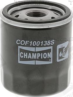 Масляный фильтр Champion для Suzuki Ignis II (HR) 2003-2008. Артикул COF100138S