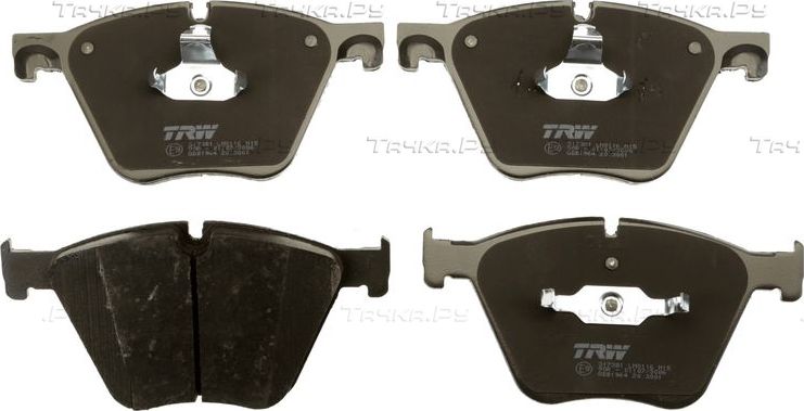 Тормозные колодки TRW передние для BMW X6 I (E71) 2008-2014. Артикул GDB1964