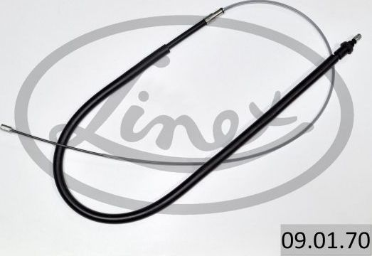 Трос ручника (тросик ручного тормоза) Linex. Артикул 09.01.70