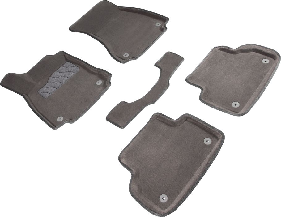 Коврики Seintex 3D ворсовые с бортиком для салона Audi A4 B9 2015-2026. Артикул 87400