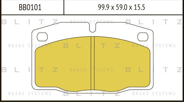 Колодки тормозные дисковые передние DAEWOO Nexia 1995- nOPEL Ascona/Corsa/Kadett (Blitz) Blitz. Артикул BB0101
