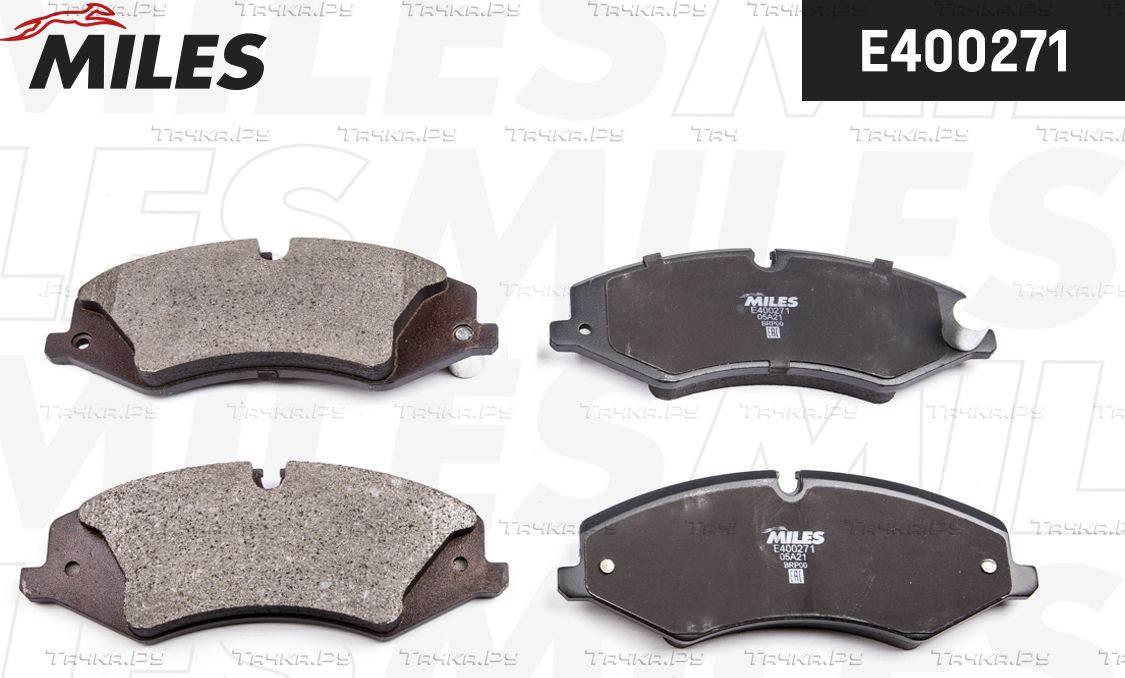 Тормозные колодки Miles (Low-Metallic) для Land Rover Defender II 2019-2026. Артикул E400271