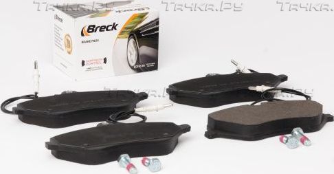 Тормозные колодки Breck передние для Peugeot 607 I 2000-2011. Артикул 24133 00 701 10