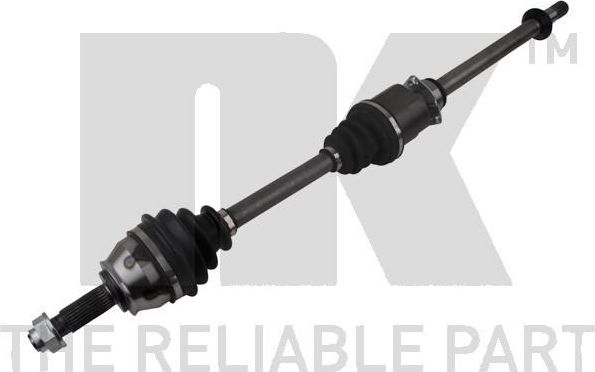 Полуось (привод в сборе, приводной вал) NK передняя правая для Fiat Doblo I 2001-2013. Артикул 502368