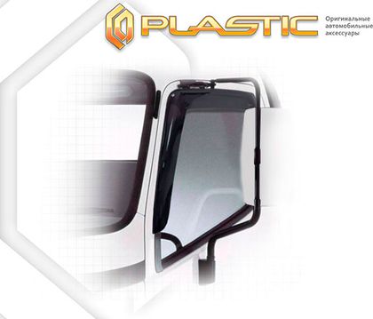Дефлектор СА Пластик для окон (Classic полупрозрачный) Hino 300 Euro 4 с широкой кабиной 2012-2024. Артикул 2010030309958
