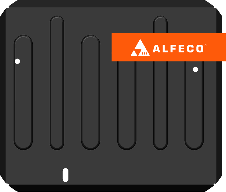 Защита Alfeco для топливного бака (правый) Haval Dargo 4WD 2022-2026. Артикул ALF.55.054