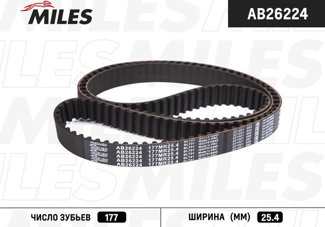 Ремень ГРМ Miles для Toyota Lite Ace IV 1992-1994. Артикул AB26224