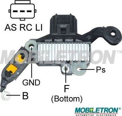 Реле-регулятор напряжения генератора Mobiletron для Ford Mondeo III 2000-2007. Артикул VR-VN001