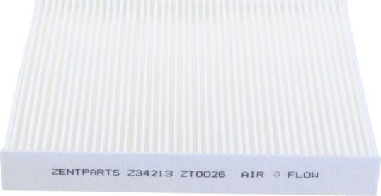 Салонный фильтр Zentparts. Артикул Z34213
