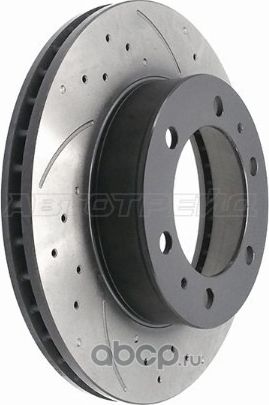 Комплект дисков тормозных передний перфорированные (SAT). Артикул ST435120K060PF