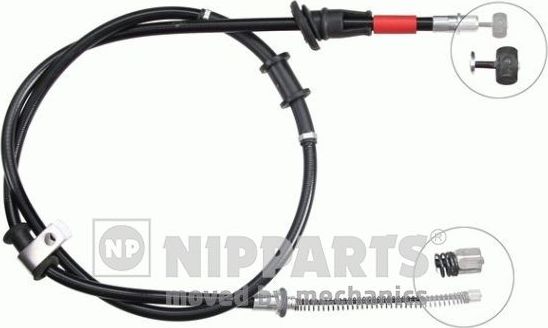 Трос ручника (тросик ручного тормоза) Nipparts левый для Mitsubishi Space Star I 1998-2004. Артикул J19617