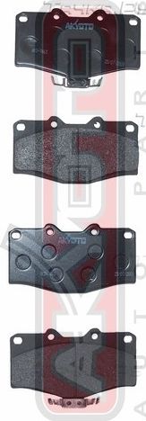 Тормозные колодки Akyoto Packing AKYOTO. Артикул AKD-7463