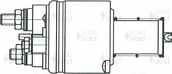 Втягивающее реле стартера StartVOLT для Ford Focus III 2010-2019. Артикул VSR 1015