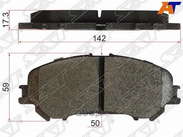 Колодки тормозные FR NISSAN X-TRAIL T32QASHQAI J1 (SAT). Артикул STD10604BA0A