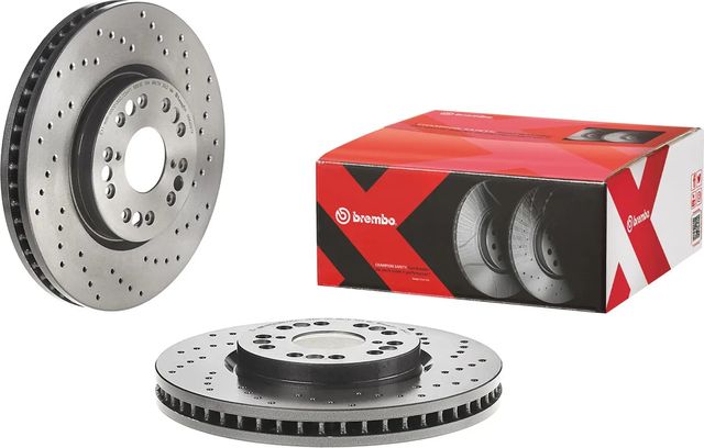 Тормозной диск Brembo XTRA передний для Lexus SC II 2001-2010. Артикул 09.8402.1X