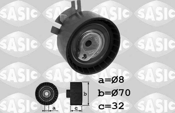 Натяжной ролик (натяжитель) ремня ГРМ Sasic для Renault Trafic II 2001-2014. Артикул 1704020