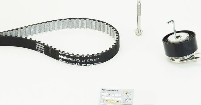 Ремень ГРМ с роликами (комплект) ContiTech. Артикул CT1239K2