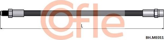 Тормозной шланг Cofle. Артикул 92.BH.ME011