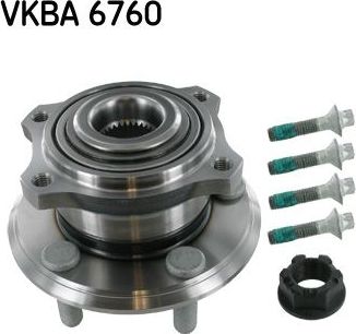 Ступичный подшипник (комплект) SKF. Артикул VKBA 6760