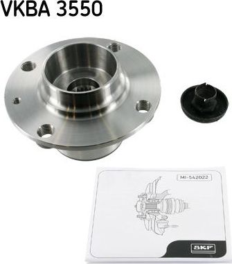 Ступичный подшипник (комплект) SKF передний для Audi A2 2001-2005. Артикул VKBA 3550