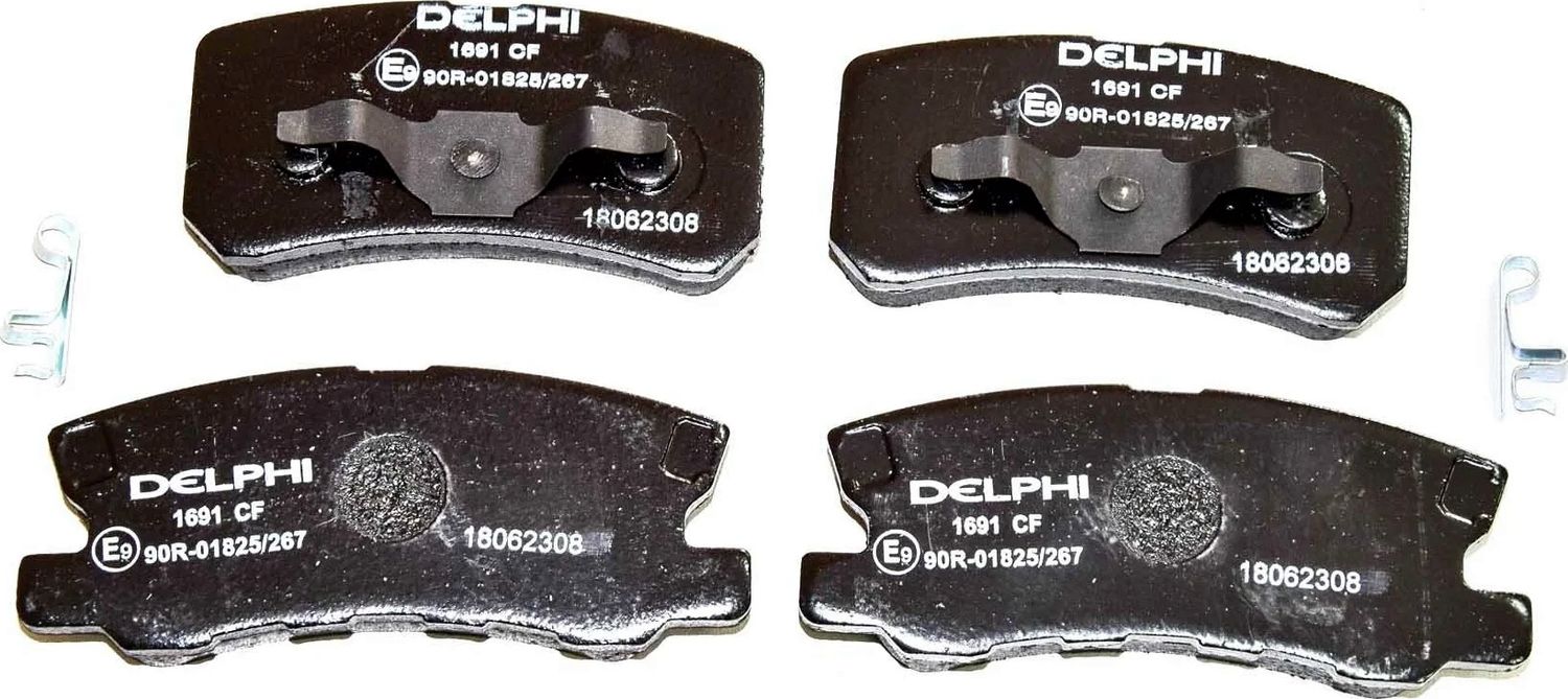 Тормозные колодки Delphi (Low-Metallic). Артикул LP1691