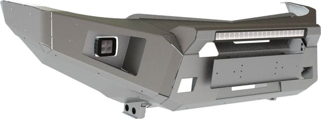 Бампер силовой STC передний, тип Revo для Mitsubishi Pajero Sport II 2013-2015 c защитной дугой, противотуманными фарами и балкой дальнего света. Артикул STC-MPS2/13-BFR-C1-L1L4