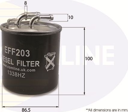 Топливный фильтр Comline. Артикул EFF203