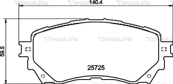 Тормозные колодки Nisshinbo передние для Mazda 6 III (GJ) 2012-2026. Артикул NP5039