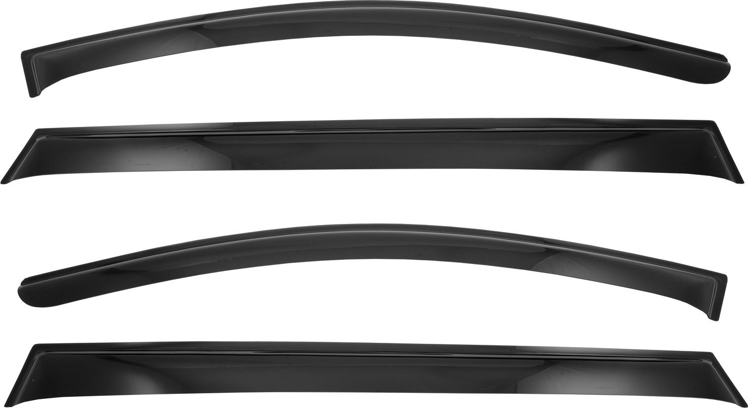 Дефлекторы REIN для окон (накладной скотч 3М) (4 шт.) Chery Tiggo 8 Pro 2020-2026 Дымчатый. Артикул REINWV1208