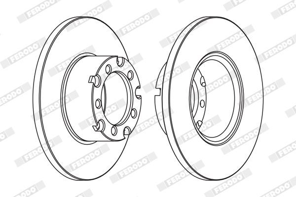 Тормозной диск Ferodo Premier. Артикул FCR116A