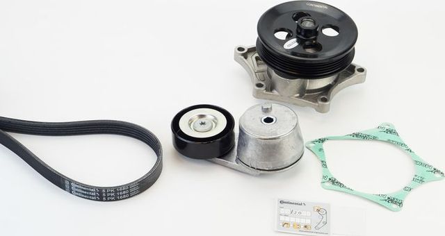 Комплект поликлинового ремня  с водяным насосом) OPEL: CORSA E ContiTech. Артикул 5PK1680WP1