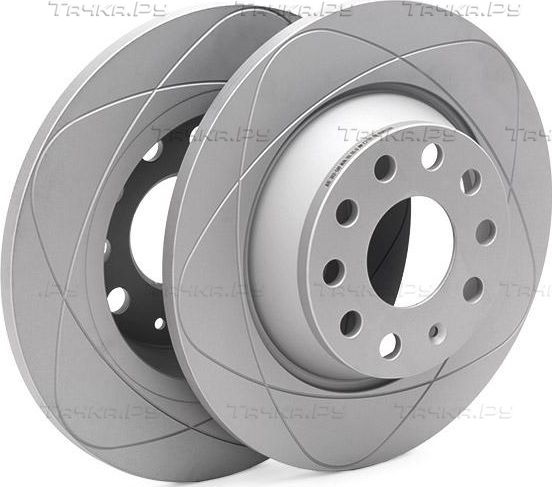 Тормозной диск ATE PowerDisc задний для Audi A3 II (8P) 2003-2013. Артикул 24.0312-0169.1