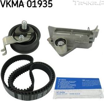 Ремень ГРМ с роликами (комплект) SKF для Skoda Octavia Tour 1996-2010. Артикул VKMA 01935
