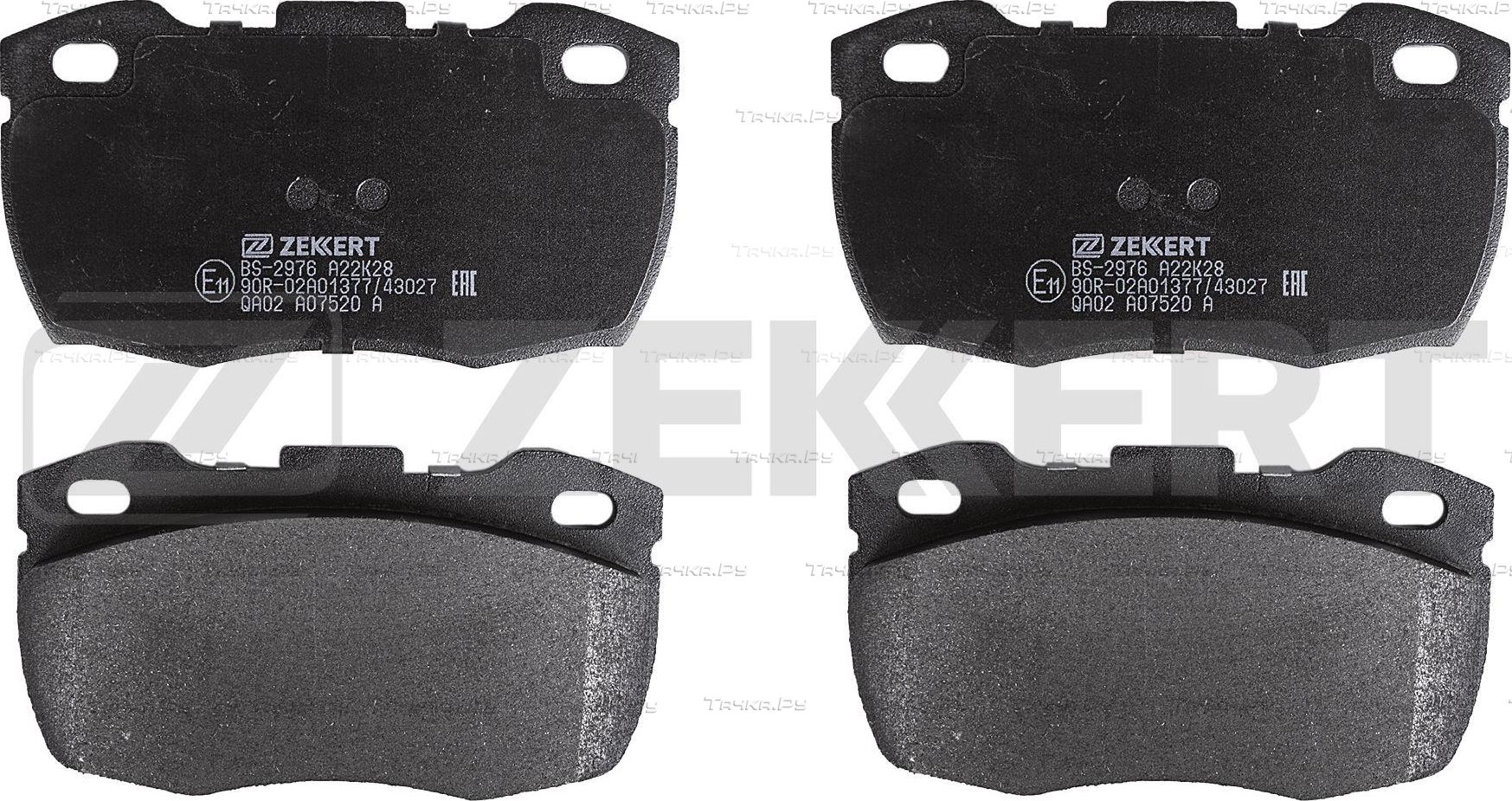 Тормозные колодки Zekkert передние для Land Rover Defender I 1990-2016. Артикул BS-2976